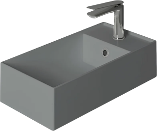 Раковина SIMAS AGILE AG50 cemento  matt*1 серая 50 см